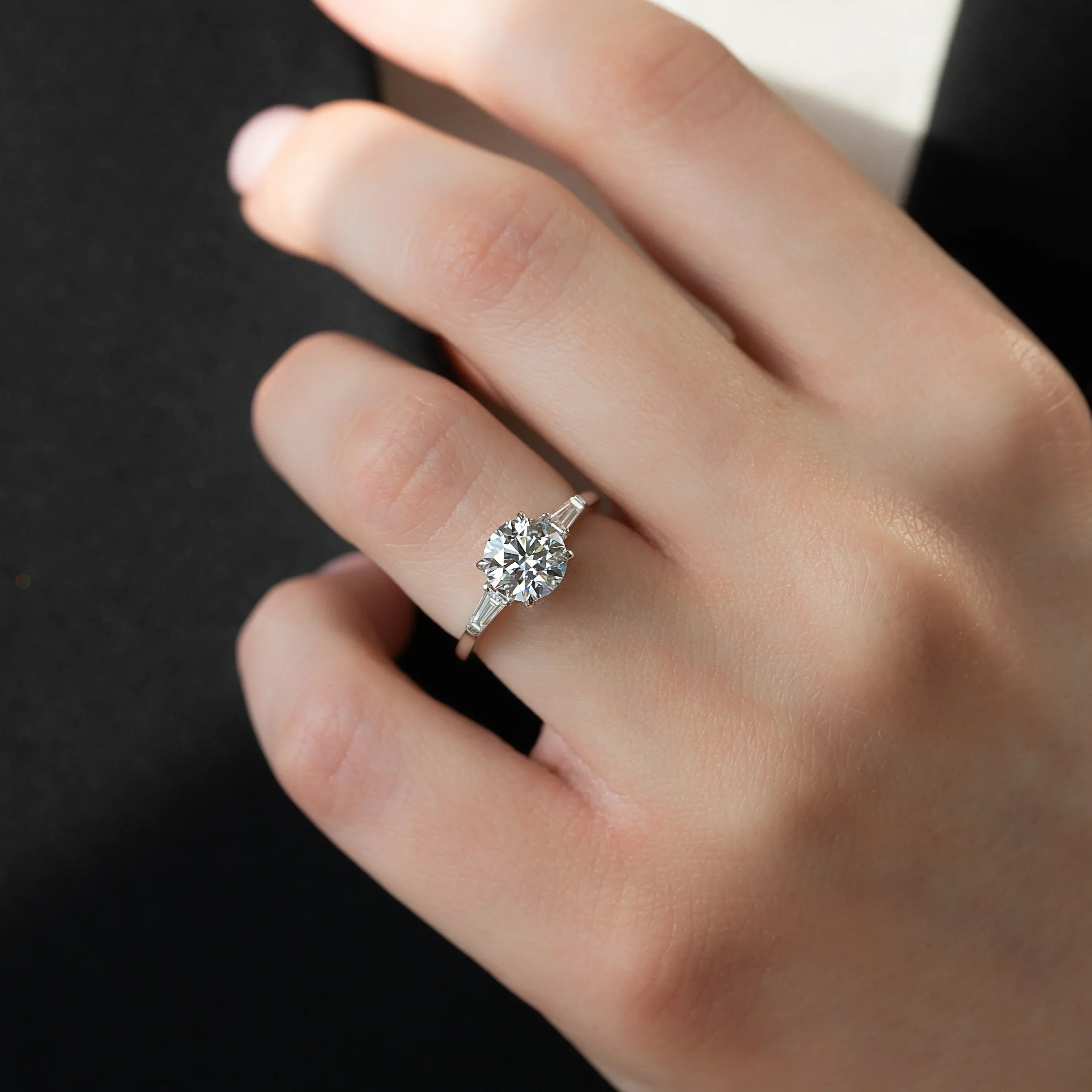 Three-Stone-Engagement-Rings-A-Trilogy-of-Love-Style-and-Meaning JA Brilliance