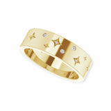 Starburst Diamond Band