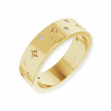 Starburst Diamond Band