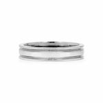 Double Groove Polished Band Men's Wedding Bands