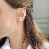 Marquise Flower Diamond Earrings