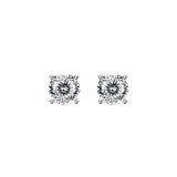 Four Prong Portuguese Cut Moissanite Stud Earrings Ready To Ship