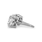 Four Prong Round Cut Moissanite Stud Earrings Ready To Ship