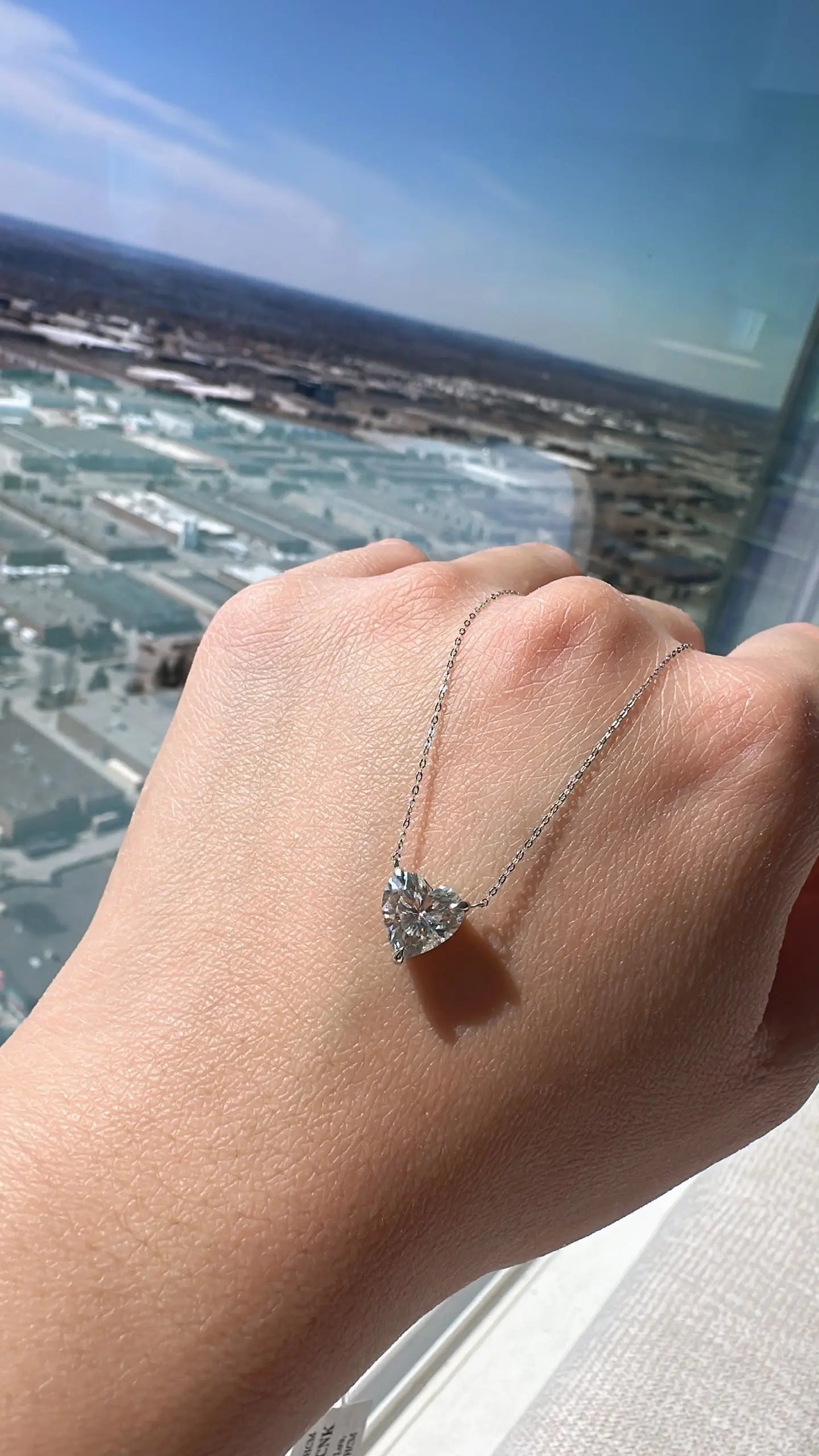 Heart Cut Moissanite Solitaire Pendant Ready To Ship