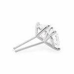 Heart Cut Moissanite Stud Earrings Ready To Ship