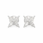 Marquise Flower Diamond Earrings Earrings