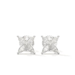 Marquise Flower Moissanite Earrings Ready To Ship