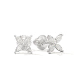 Marquise Flower Moissanite Earrings Ready To Ship