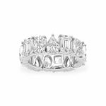 Multi-Shape Lab Diamond Eternity Band Women's Wedding Bands