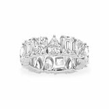 Multi-Shape Lab Diamond Eternity Band Women's Wedding Bands