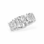 Multi-Shape Lab Diamond Eternity Band Women's Wedding Bands