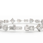 Multi-Shape Lab Diamonds Tennis Bracelet Bracelets