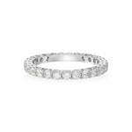Round Shared Prong Diamond Eternity Band Women's Wedding Bands