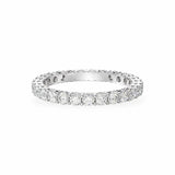 Round Shared Prong Diamond Eternity Band Women's Wedding Bands