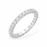 Round Shared Prong Diamond Eternity Band Women's Wedding Bands