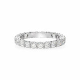 Round Shared Prong Diamond Eternity Band Women's Wedding Bands