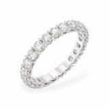 Round Shared Prong Diamond Eternity Band Women's Wedding Bands