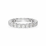 Round Shared Prong Diamond Eternity Band Women's Wedding Bands
