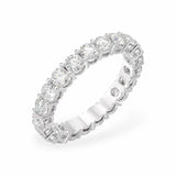 Round Shared Prong Diamond Eternity Band Women's Wedding Bands