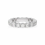 Round Shared Prong Diamond Eternity Band Women's Wedding Bands