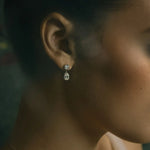 Round & Pear Duo Drop Earrings Earrings