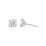 Stud Earrings Set With Round Lab Diamonds Earrings