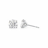 Stud Earrings Set With Round Lab Diamonds Earrings