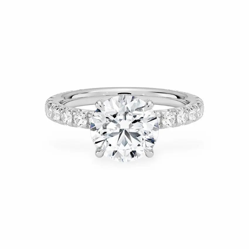 The Athena Hidden Halo Engagement Ring Engagement Rings