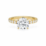 The Athena Hidden Halo Engagement Ring Engagement Rings