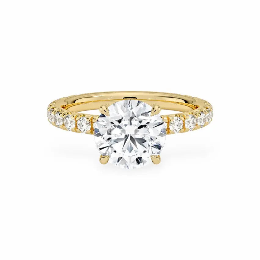 The Athena Hidden Halo Engagement Ring Engagement Rings