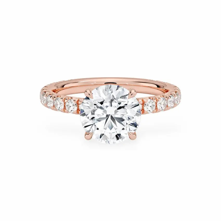 The Athena Hidden Halo Engagement Ring Engagement Rings