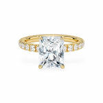 The Athena Hidden Halo Engagement Ring Engagement Rings
