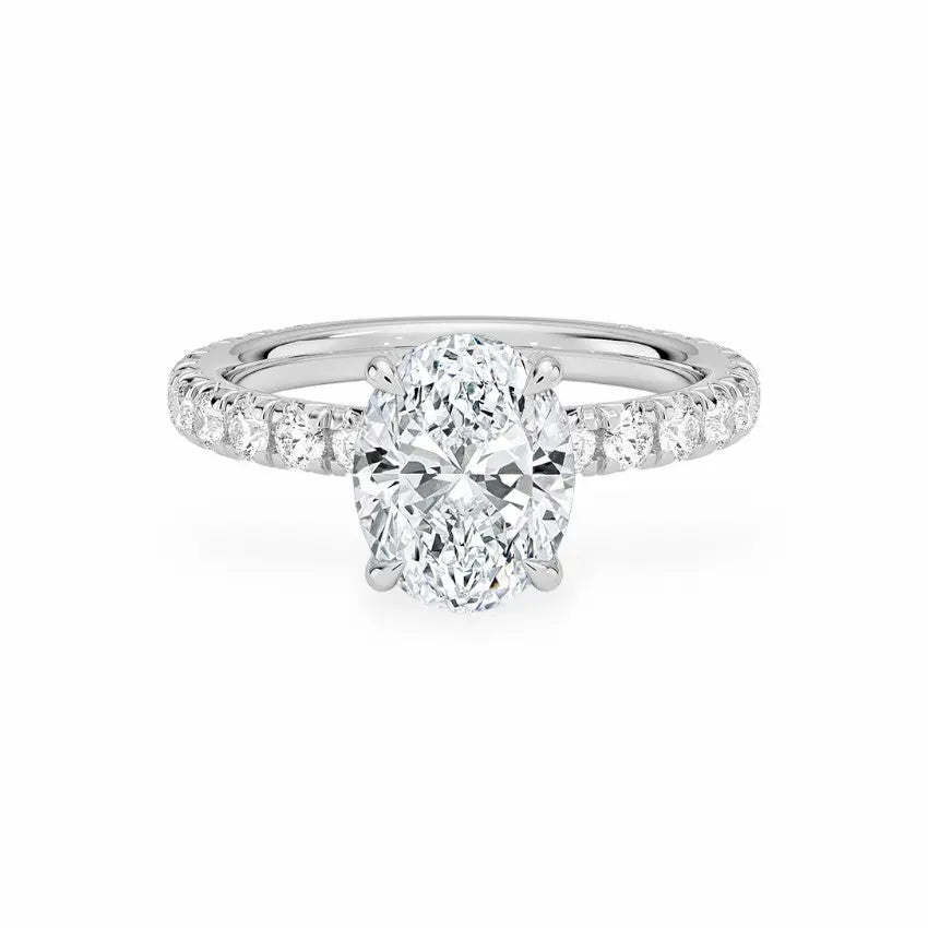 The Athena Hidden Halo Engagement Ring Engagement Rings