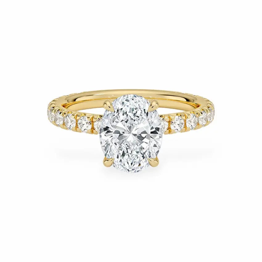 The Athena Hidden Halo Engagement Ring Engagement Rings