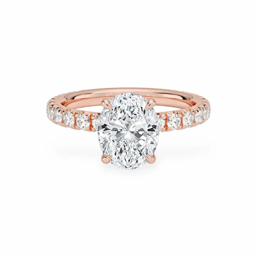 The Athena Hidden Halo Engagement Ring Engagement Rings