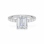 The Athena Hidden Halo Engagement Ring Engagement Rings