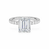 The Athena Hidden Halo Engagement Ring Engagement Rings