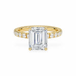 The Athena Hidden Halo Engagement Ring Engagement Rings
