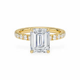 The Athena Hidden Halo Engagement Ring Engagement Rings