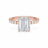 The Athena Hidden Halo Engagement Ring Engagement Rings