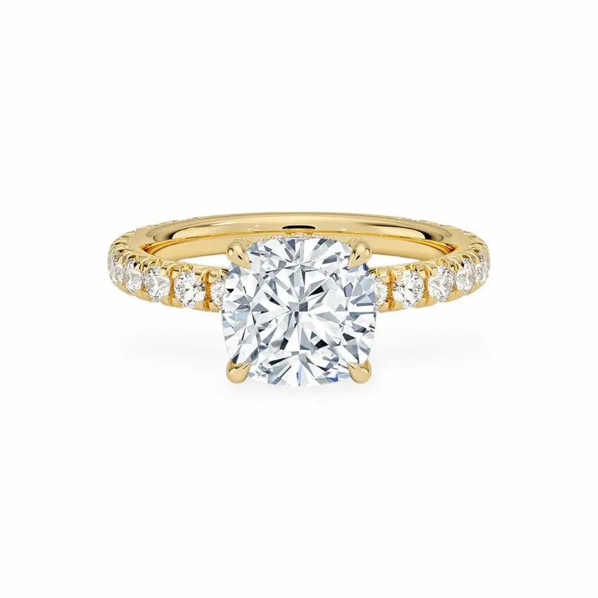 The Athena Hidden Halo Engagement Ring Engagement Rings