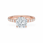 The Athena Hidden Halo Engagement Ring Engagement Rings