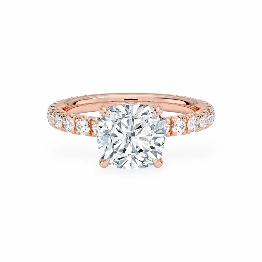 The Athena Hidden Halo Engagement Ring Engagement Rings