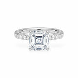 The Athena Hidden Halo Engagement Ring Engagement Rings