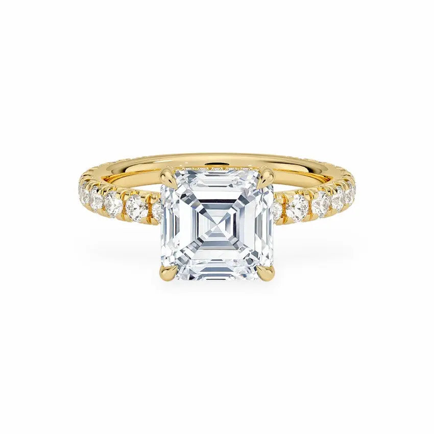 The Athena Hidden Halo Engagement Ring Engagement Rings