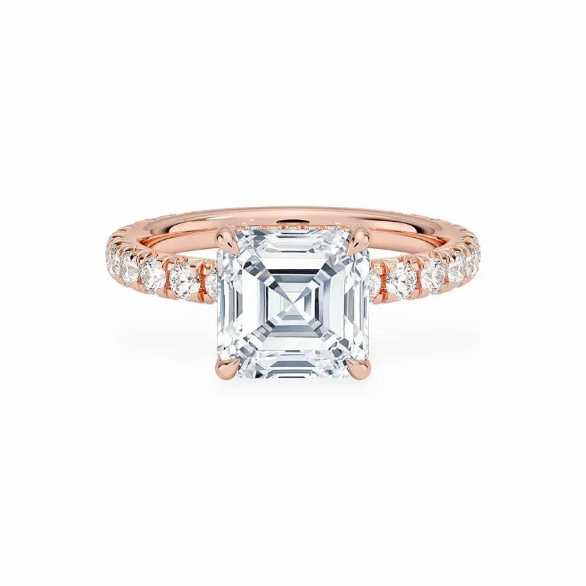 The Athena Hidden Halo Engagement Ring Engagement Rings