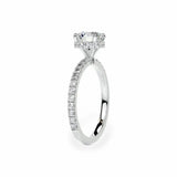 The Aurelia Hidden Halo Pavé Engagement Ring Engagement Rings