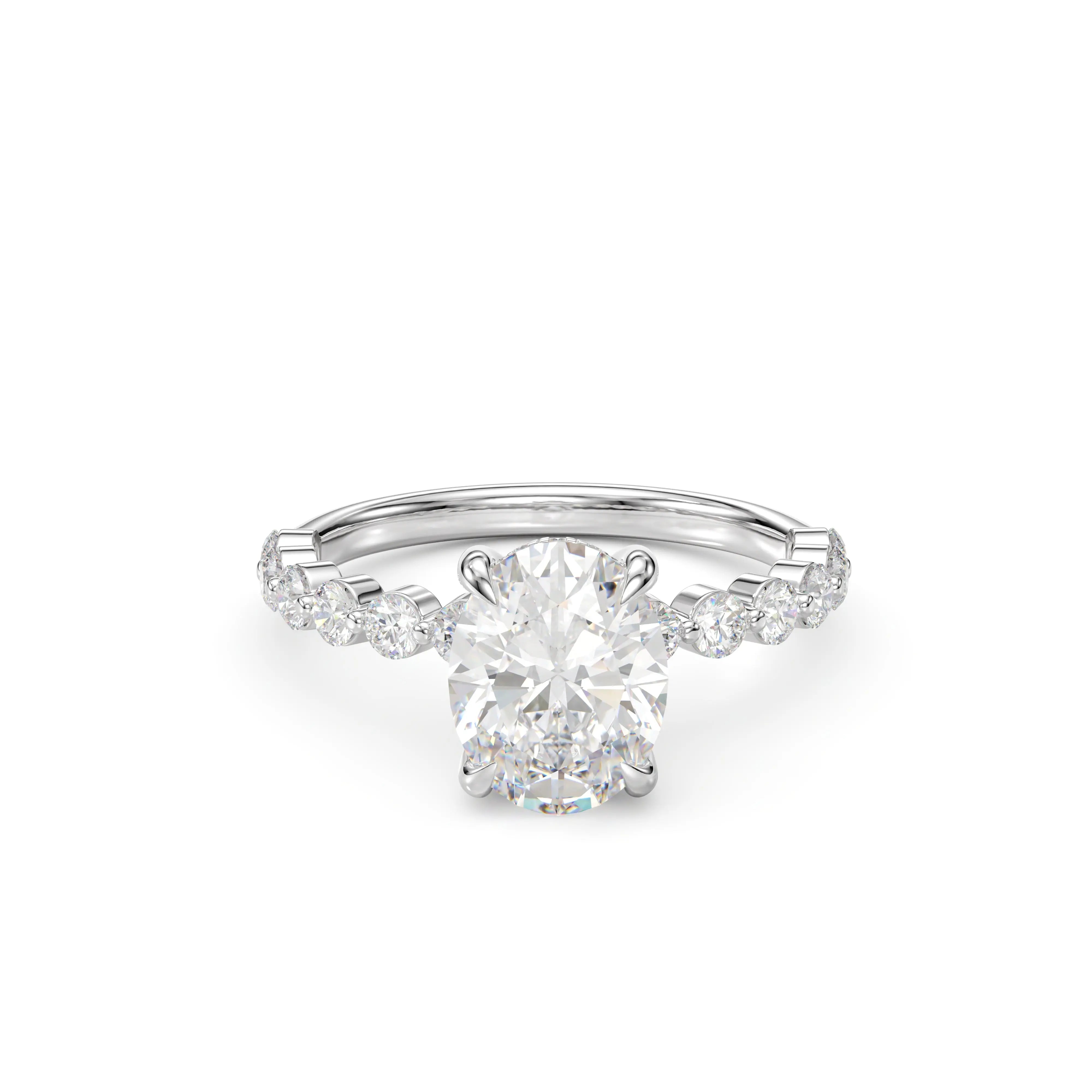 The Camille Hidden Halo Engagement Ring Engagement Rings