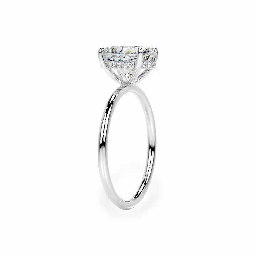 The Celeste Hidden Halo Solitaire Engagement Ring Engagement Rings