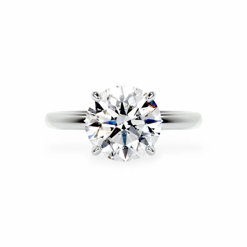 The Celeste Hidden Halo Solitaire Engagement Ring Engagement Rings